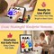 10" Hands Down Best Mom Ever Sign DIY Kids Gifts For Mom Handprint Kit with Acrylic Paints, Toddler Craft Birthday Gift Mother's Day Keepsake for Mum, Family Plaque with Daughter, Son Names HF90-M